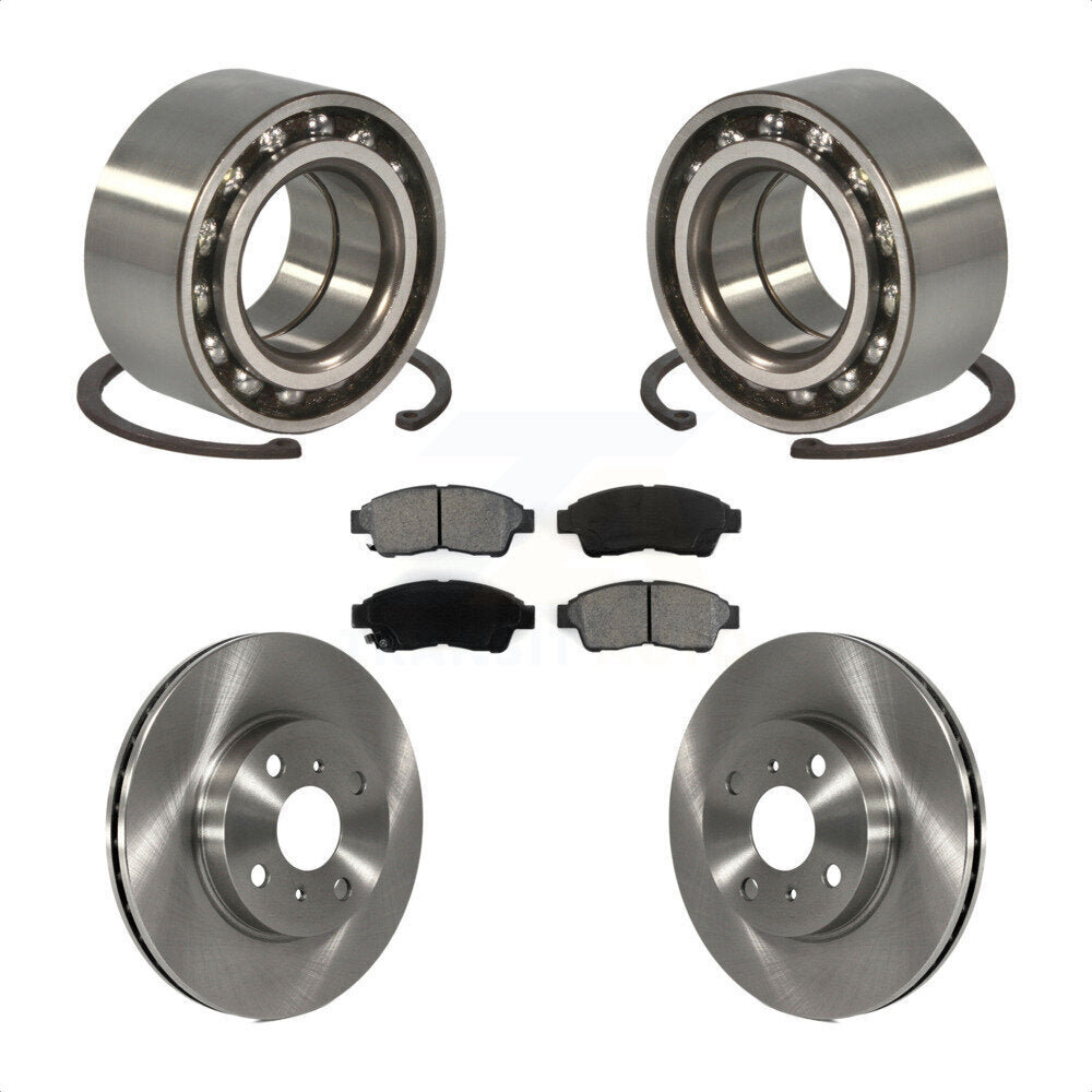 Kit de rotor et de plaquettes de frein pour roulement de roue avant, pour Toyota Corolla Geo Priz 1993 – 1997