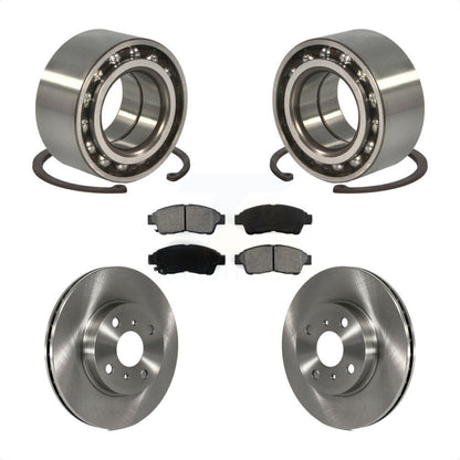Kit de rotor et de plaquettes de frein pour roulement de roue avant, pour Toyota Corolla Geo Priz 1993 – 1997