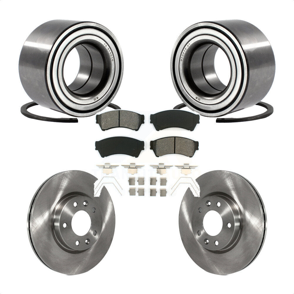Kit de plaquettes de Rotor de frein à disque, roulement de roue avant, pour Ford Fusion Mazda 6 Lincoln MK
