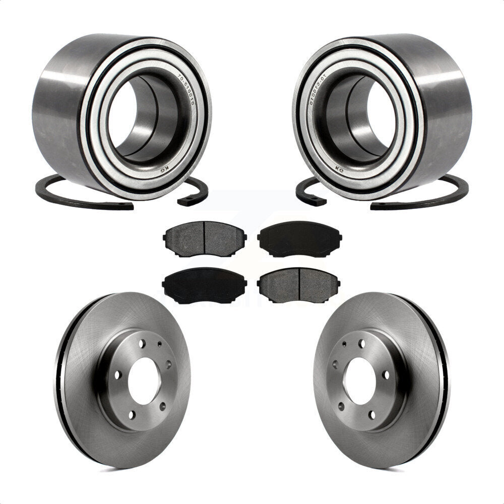 Kit de rotors et plaquettes de frein à disque de roulement de roue avant pour Mazda MPV 2000-2006