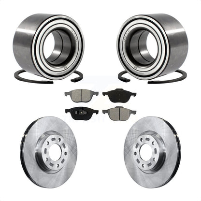 Kit de plaquettes de Rotor de frein à disque, roulement de roue avant, pour Mazda 3 2005, 2,3 l, sans AB