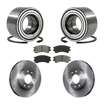 Kit de rotors et plaquettes de frein à disque de roulement de roue avant pour Mazda 6 2003-2005