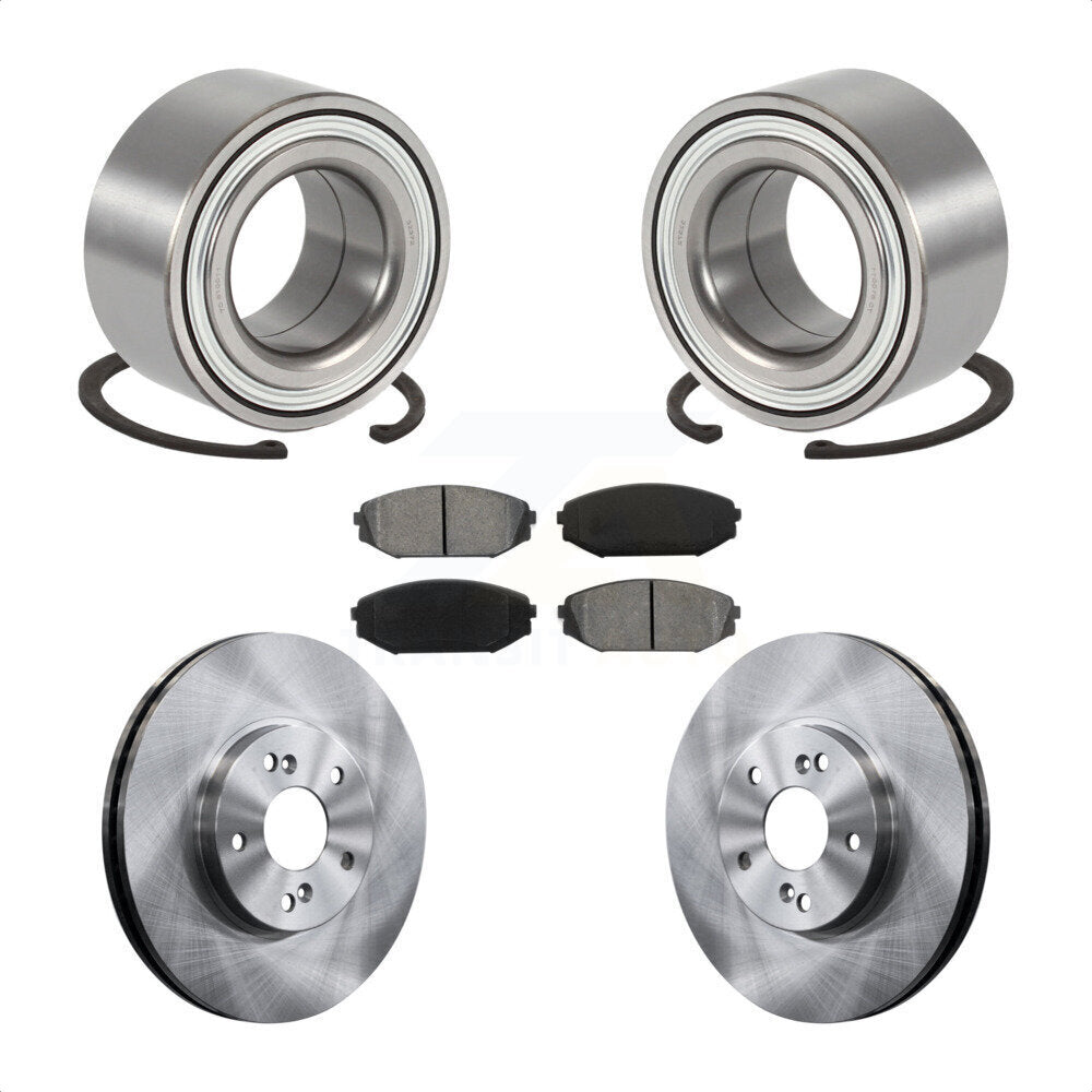 Kit de rotors et plaquettes de frein à disque de roulement de roue avant pour Acura MDX 2001-2002