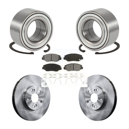 Kit de rotors et plaquettes de frein à disque de roulement de roue avant pour Honda Pilot 2003-2004