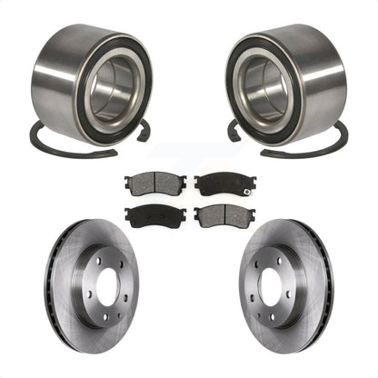 Kit de rotors et plaquettes de frein à disque, roulement de roue avant, pour Mazda Protege Protege5