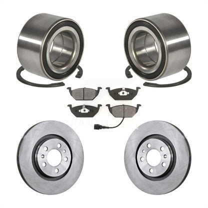 Kit de Rotor et plaquettes de frein, roulement de roue avant, pour Volkswagen Jetta Beetle Golf Cit