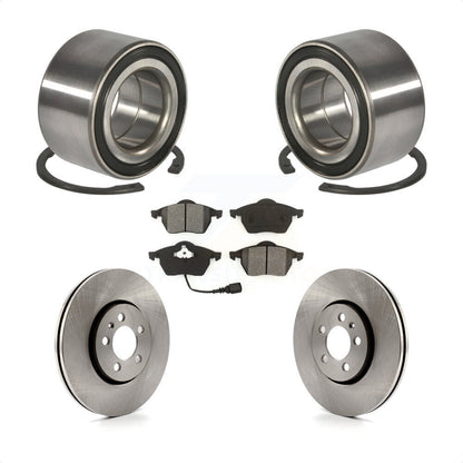 Kit de Rotor et plaquettes de frein à disque, roulement de roue avant, pour Volkswagen Jetta Golf Beetl