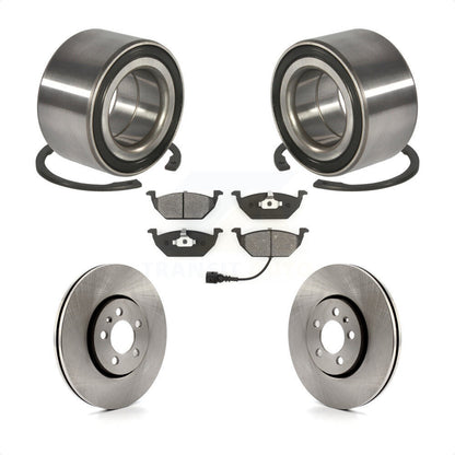 Kit de plaquettes de Rotor de frein à disque, roulement de roue avant, pour Volkswagen Golf 2000 2001 2.0