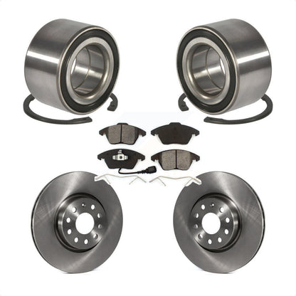 Kit de rotors et plaquettes de frein à disque de roulement de roue avant pour Volkswagen Jetta GTI