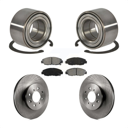 Kit de Rotors et plaquettes de frein à disque, roulement de roue avant, pour Honda Civic Acura EL
