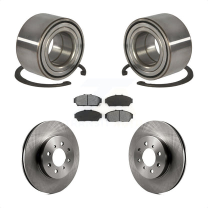 Kit de Rotor et plaquettes de frein de roulement de roue avant, pour Honda Civic EX avec coupé non AB