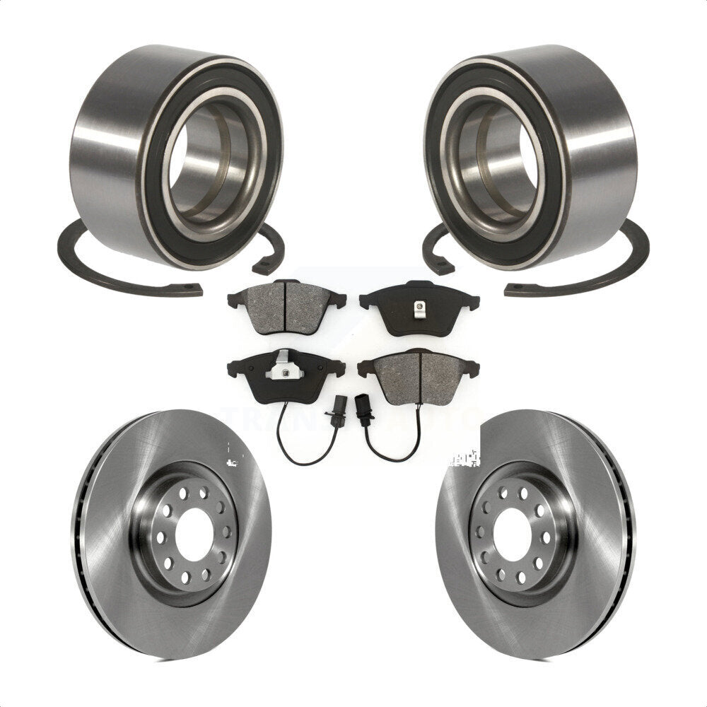 Kit de rotors et plaquettes de frein à disque, roulement de roue avant, pour Audi Allroad Quattro