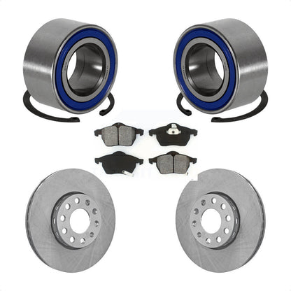 Kit de rotors et plaquettes de frein à disque, roulement de roue avant, pour Volkswagen Passat Audi A
