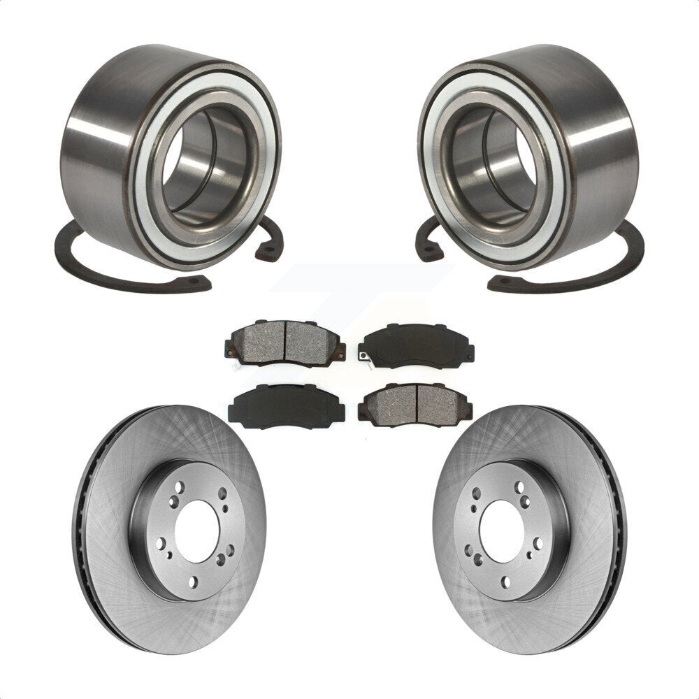 Kit de plaquettes de Rotor de frein à disque, roulement de roue avant pour Type Acura Integra 1997 – 2001