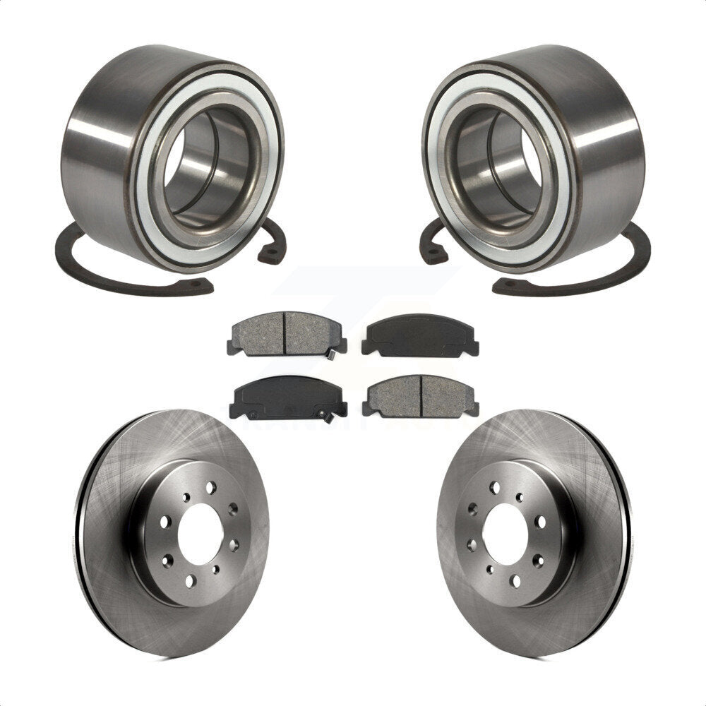 Kit de plaquettes de Rotor de frein, roulement de roue avant, pour Honda Civic LX 1997 avec 4 roues AB