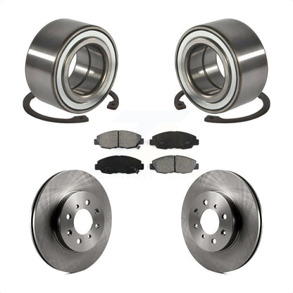 Kit de Rotors et plaquettes de frein à disque, roulement de roue avant, pour Honda Civic Acura EL