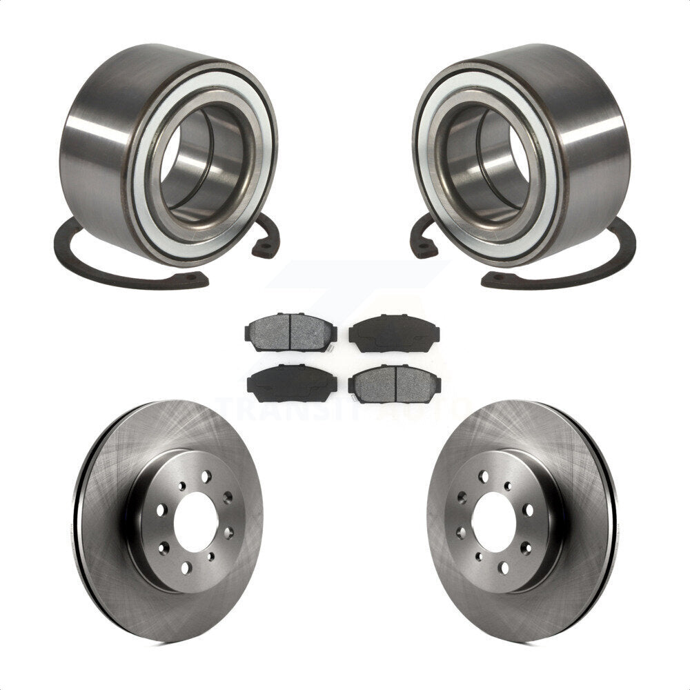 Kit de rotors et plaquettes de frein à disque, roulement de roue avant, pour Acura Integra Honda Civi