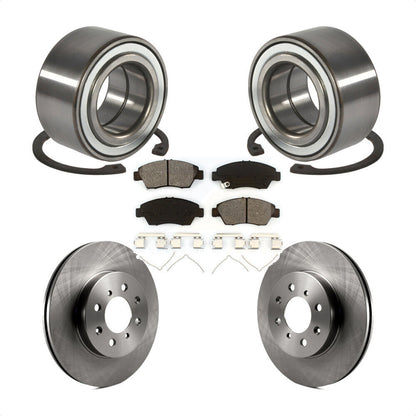 Kit de rotors et plaquettes de frein à disque de roulement de roue avant pour Honda Civic del Sol