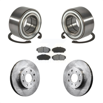 Kit de Rotor et plaquettes de frein de roulement de roue avant, pour Honda Civic EX avec berline non AB