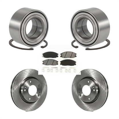 Kit de rotors et plaquettes de frein à disque, roulement de roue avant, pour Hyundai Santa Fe