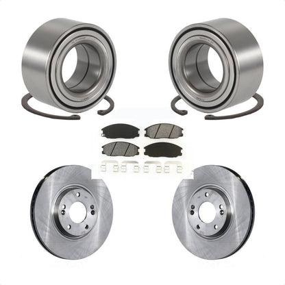 Rotor de frein à disque de roulement de roue avant et Kit de plaquettes semi-métalliques pour Hyundai XG35