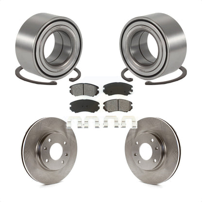 Kit de Rotor et de plaquettes de frein, roulement de roue avant, pour Hyundai Sonata Kia Optima Magenti