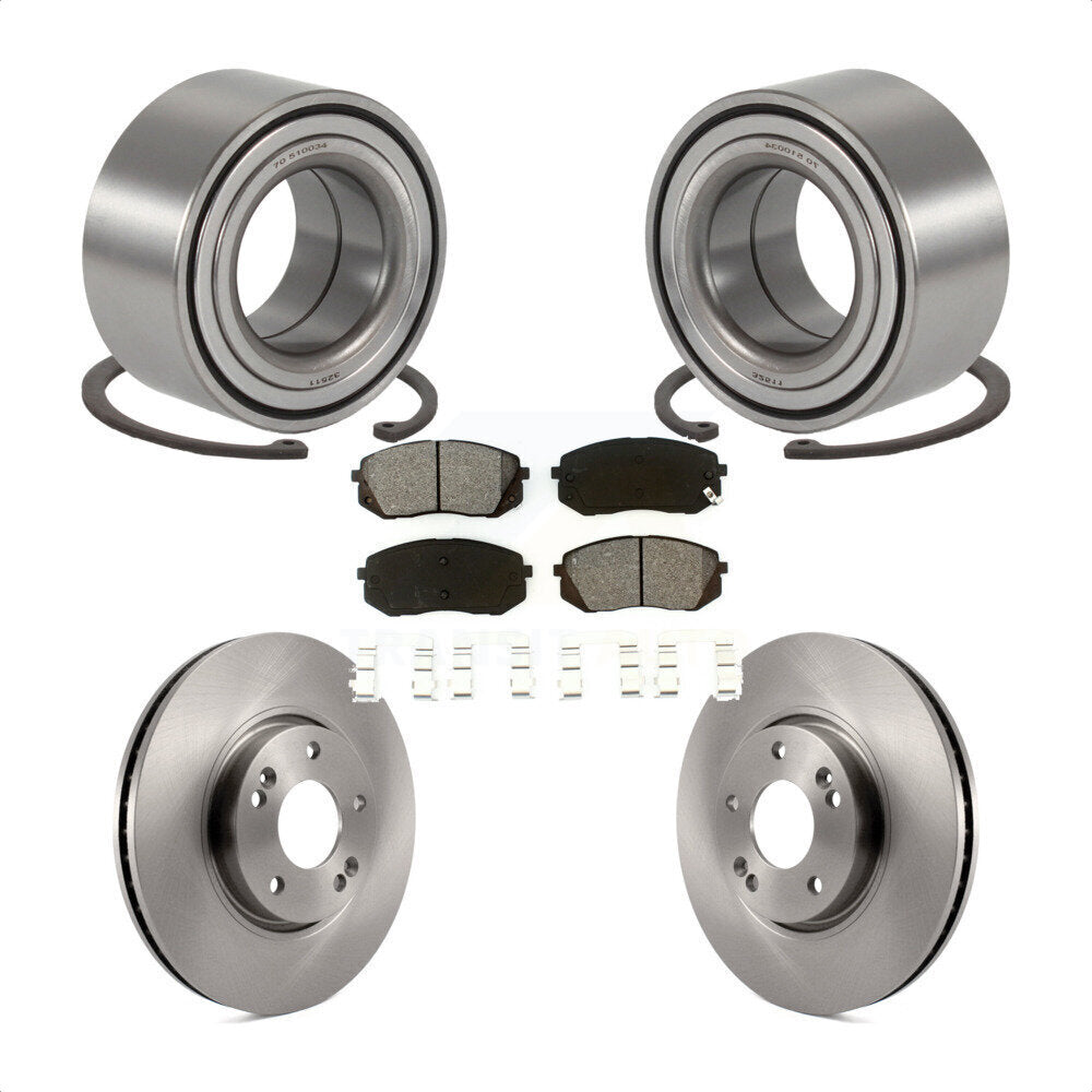 Kit de Rotor et de plaquettes de frein à disque, roulement de roue avant, pour Hyundai Tucson Kia Sportag