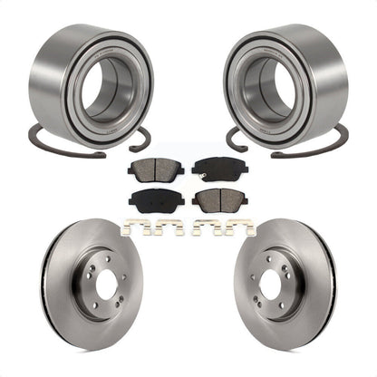 Kit de rotors et plaquettes de frein à disque, roulement de roue avant, pour Hyundai Sonata Kia Optim