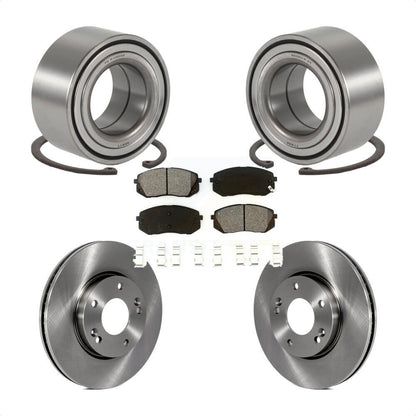Kit de rotors et plaquettes de frein à disque de roulement de roue avant pour Kia Rondo 2007 – 2009