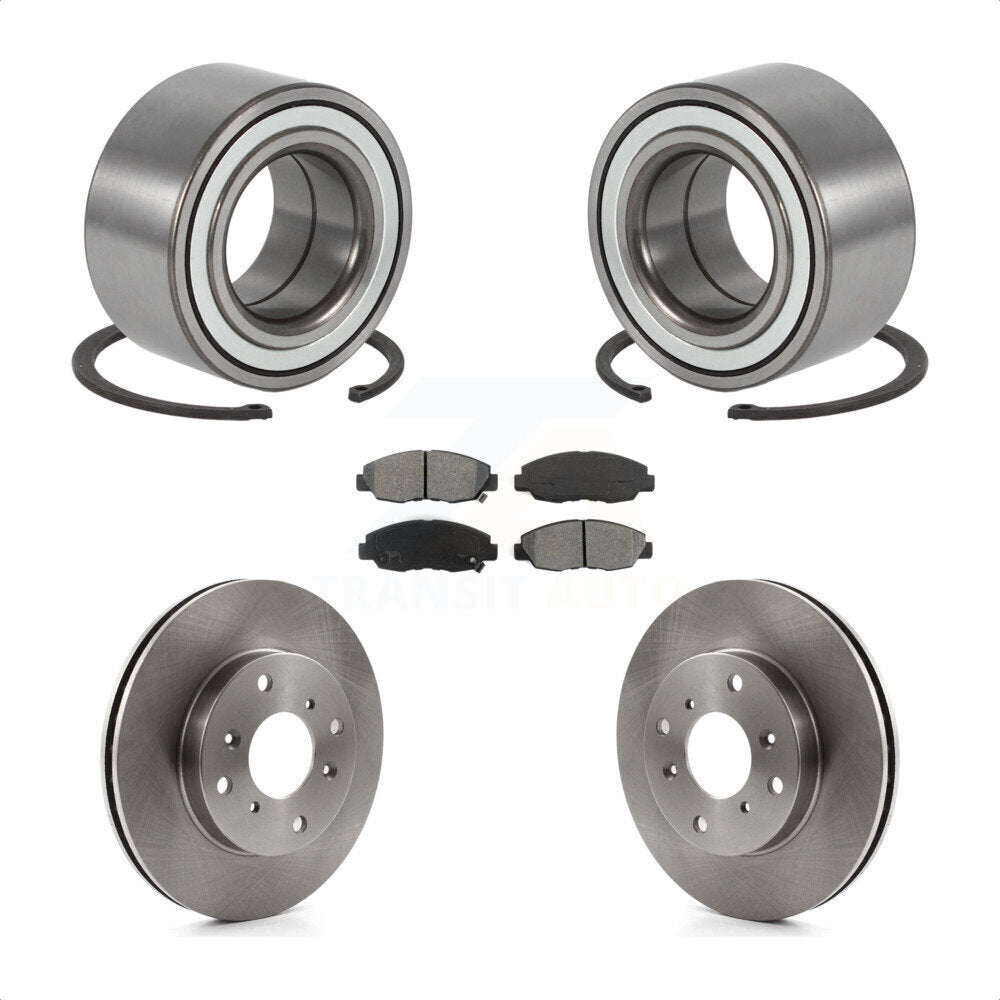 Kit de rotor et de plaquettes de frein, roulement de roue avant, pour Honda Accord Coupé 98-02 avec 2.3