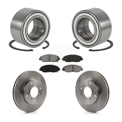 Kit de Rotor et de plaquettes de frein, roulement de roue avant, pour Honda Accord Sedan 98-02 avec 2.3
