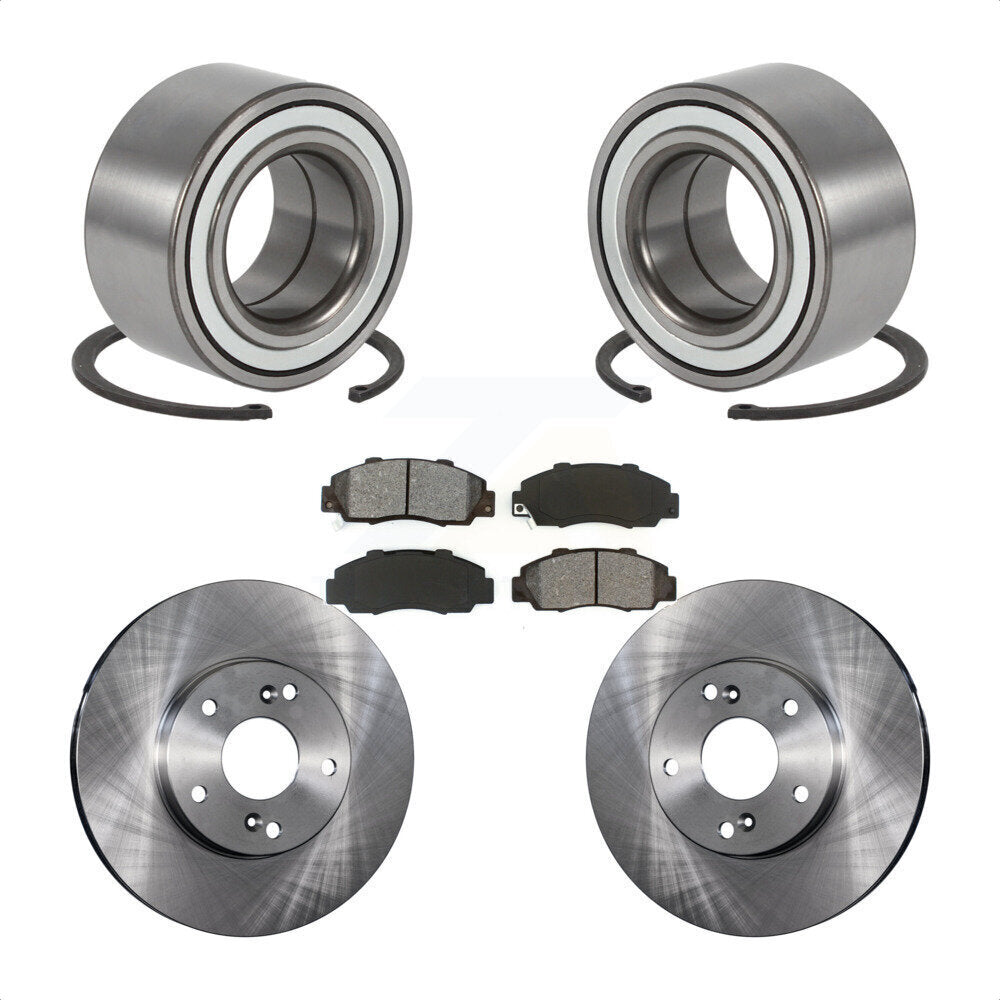 Kit de rotor et de plaquettes de frein à disque, roulement de roue avant, pour Honda Accord 3.0 1998 – 2002
