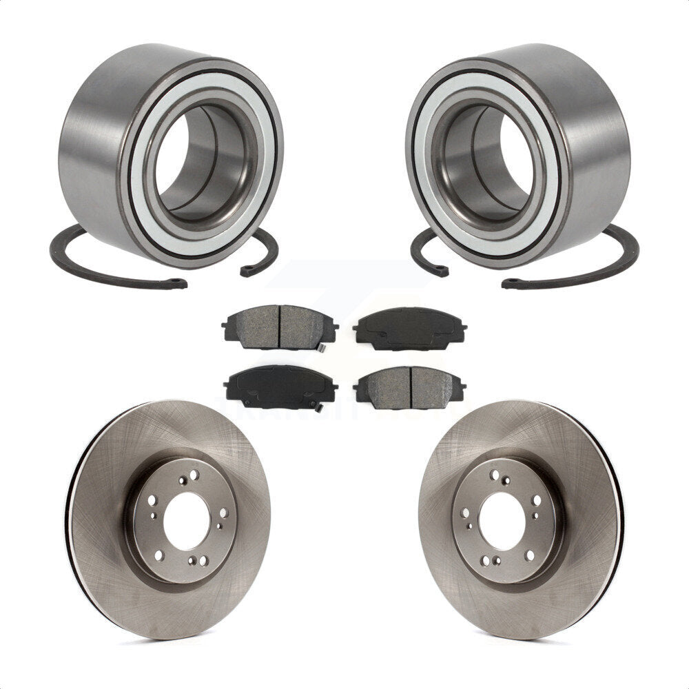 Kit de rotors et plaquettes de frein à disque de roulement de roue avant pour Honda S2000 2000-2009