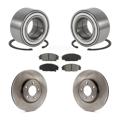 Kit de rotors et plaquettes de frein à disque de roulement de roue avant pour Honda S2000 2000-2009