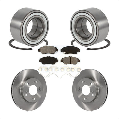Kit de rotors et plaquettes de frein à disque de roulement de roue avant pour Honda Civic Acura RSX