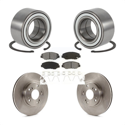 Kit de rotors de frein à disque et de plaquettes semi-métalliques, roulement de roue avant, pour Honda CR-V