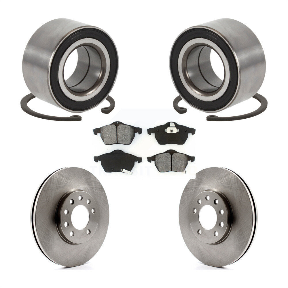 Kit de Rotor et plaquettes de frein, roulement de roue avant, pour Saab Saturn 9-3 L200 L300 9-5 L10
