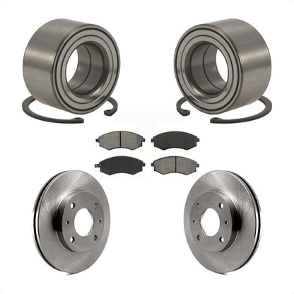 Kit de rotors et plaquettes de frein à disque, roulement de roue avant, pour Hyundai Tiburon Elantra