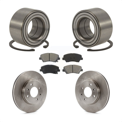 Kit de rotors et plaquettes de frein à disque de roulement de roue avant pour Hyundai Accent 2012 – 2017