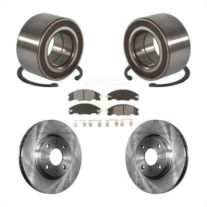 Kit de rotors et plaquettes de frein à disque de roulement de roue avant pour Ford Focus 2008-2011