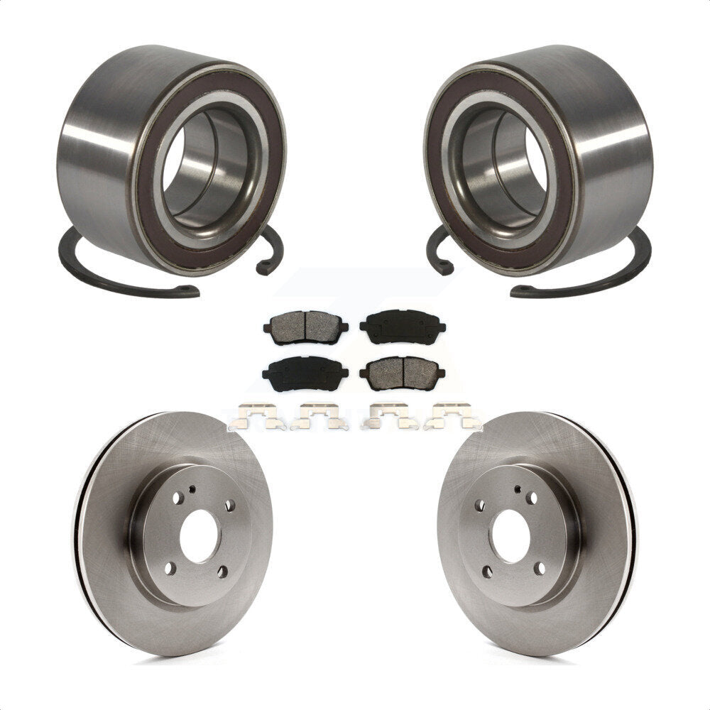 Kit de rotors et plaquettes de frein à disque de roulement de roue avant pour Mazda 2 2011-2014