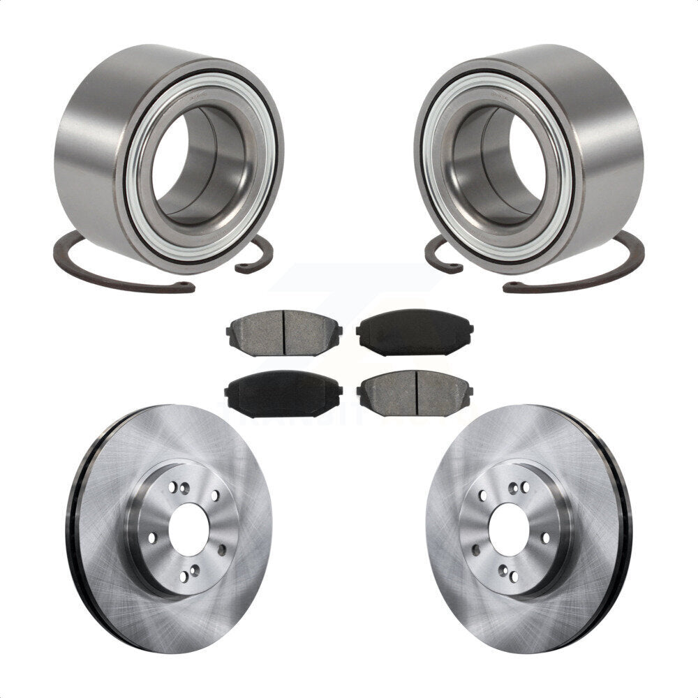 Kit de rotors et plaquettes de frein à disque de roulement de roue avant pour Honda Odyssey 1999-2004