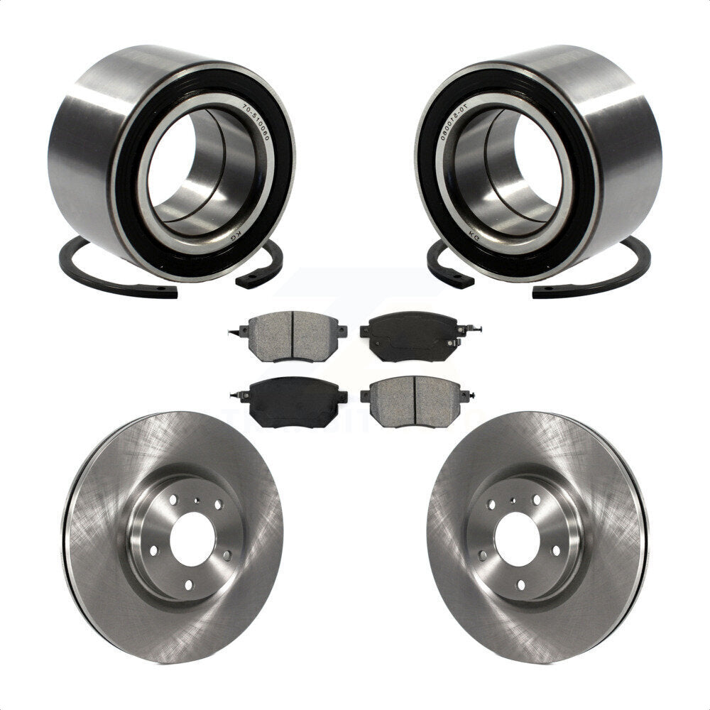 Kit de rotors et plaquettes de frein à disque de roulement de roue avant pour Nissan Altima Maxima