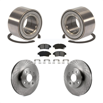 Kit de rotor et de plaquettes de frein à disque, roulement de roue avant, pour Toyota Echo 2000 à partir de 08 0
