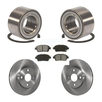Kit de rotors et plaquettes de frein à disque de roulement de roue avant pour Scion xB xA 2004-2006