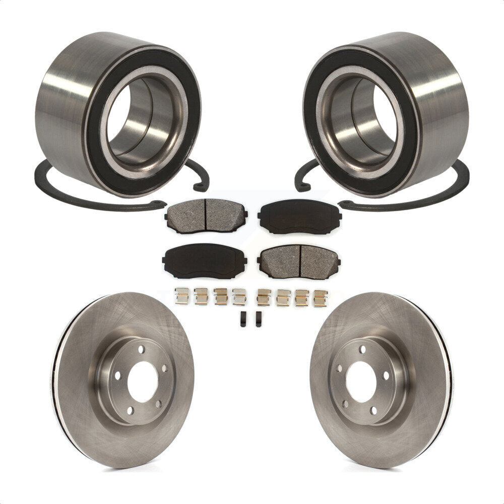 Kit de rotors et plaquettes de frein à disque, roulement de roue avant, pour Ford Edge Lincoln MKX