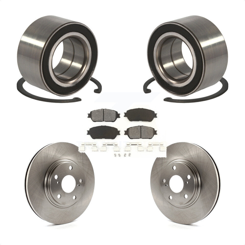 Kit de rotors et plaquettes de frein à disque de roulement de roue avant pour Lexus ES330 2004-2006