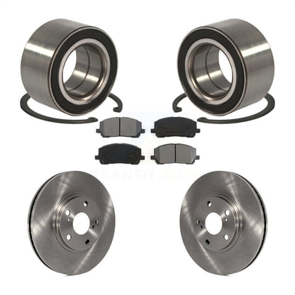 Kit de rotors et plaquettes de frein à disque, roulement de roue avant, pour Toyota Highlander