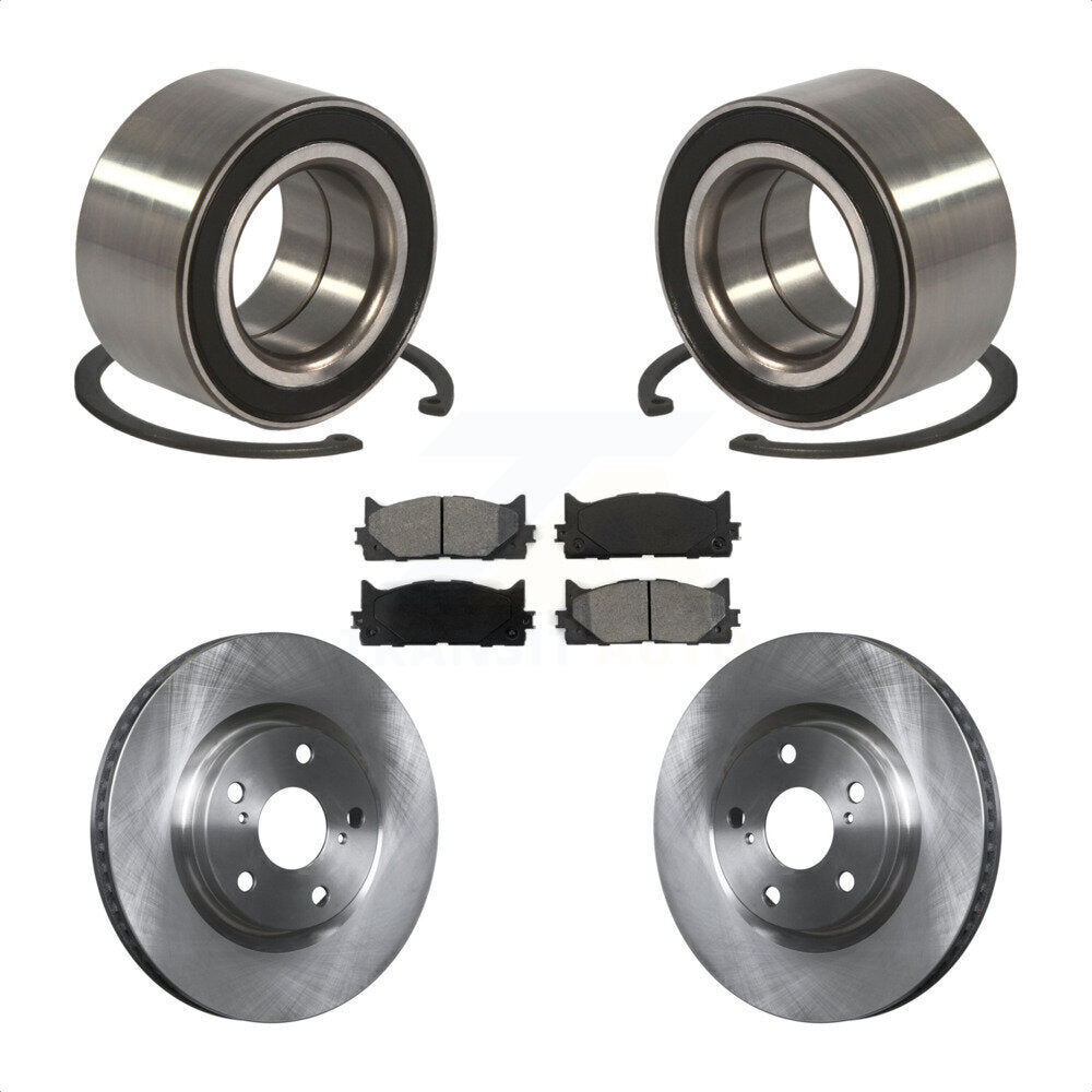 Kit de plaquettes de Rotor de frein à disque, roulement de roue avant, pour Toyota Camry Lexus ES350 Avalo