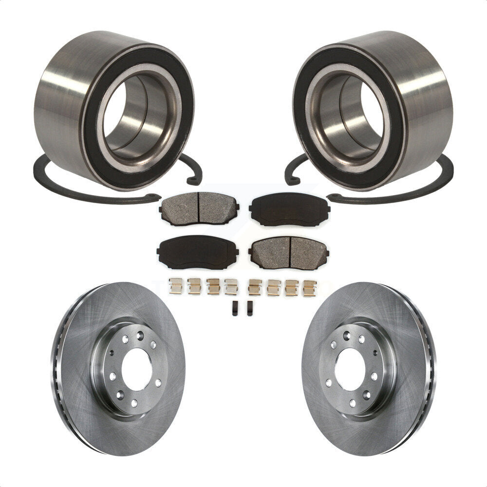 Kit de Rotor et de plaquettes de frein, roulement de roue avant, pour Mazda CX-7 Ford Edge Lincoln MK